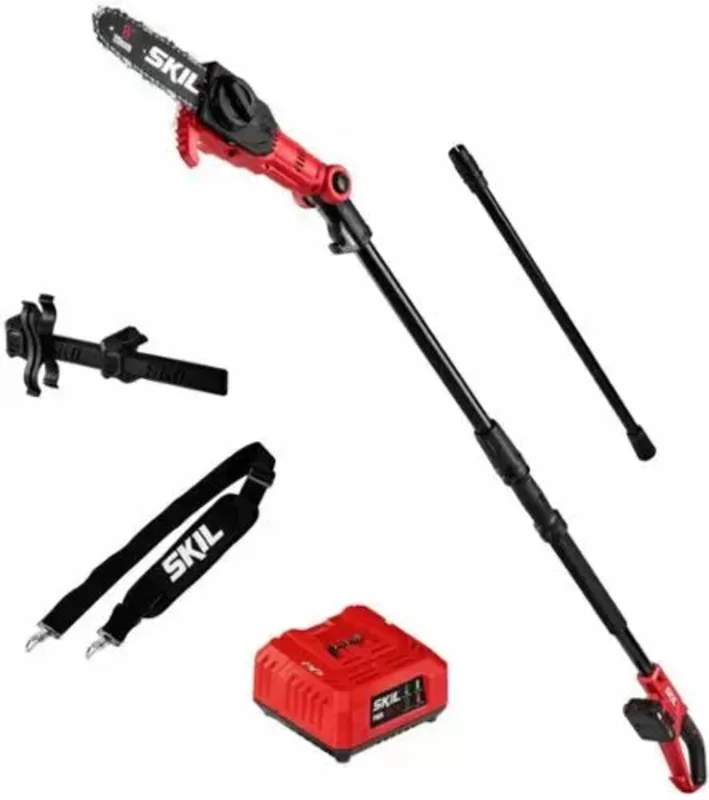 Skil PWR CORE 20 8" 20V Pole Saw Kit, Includes with 2.0Ah Lithium Battery