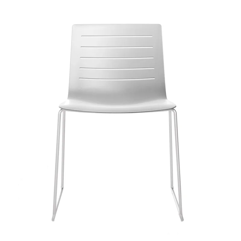 Skin Sled Chair White