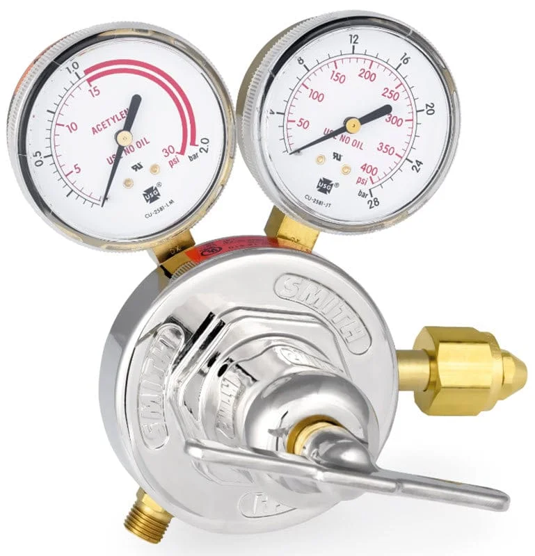 Smith Acetylene Regulator - Heavy Duty 40-15-300