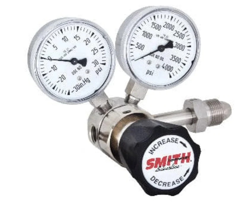 Smith High Purity Stainless Steel Regulator - 310 Series CGA 330 Inlet