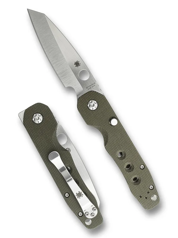 Smock Green Canvas Micarta CPM 20CV Exclusive