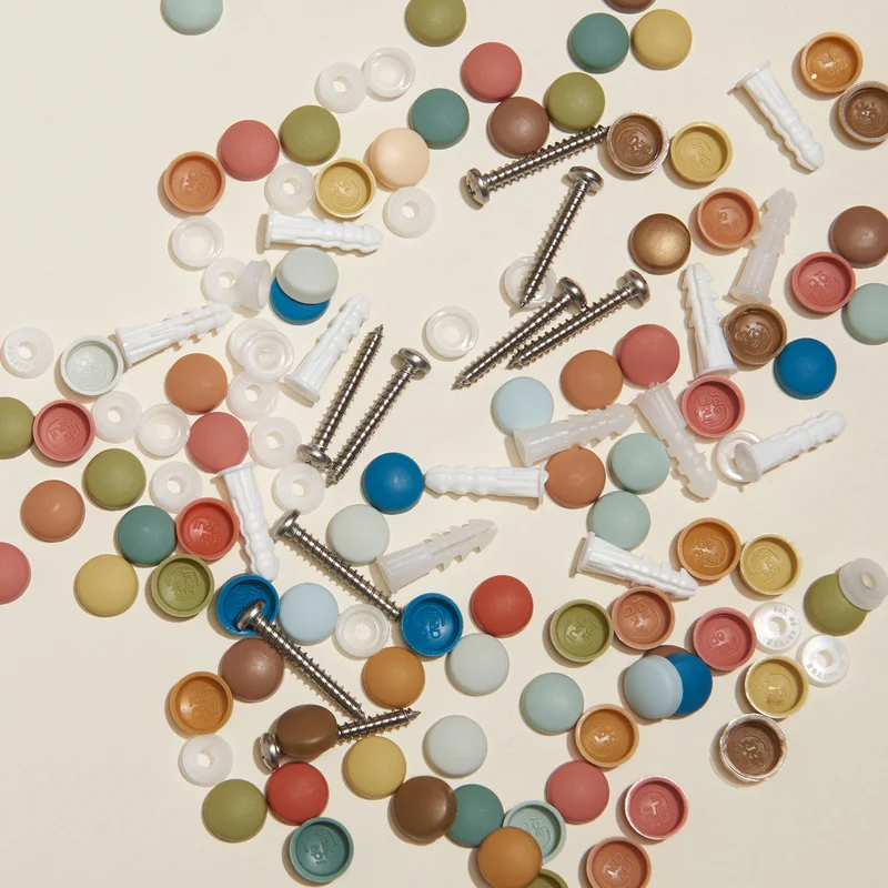 Snap Cap Screw Cover Packs - Single Color 1 Heather