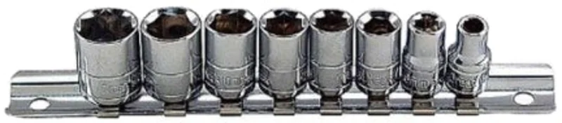 SOCKET SET 1/4 DR METRIC 9PC