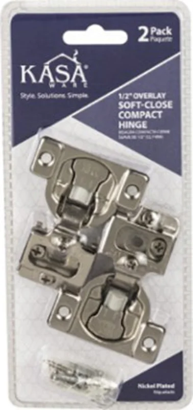 SOFT HINGE STEEL 1/2 2PK