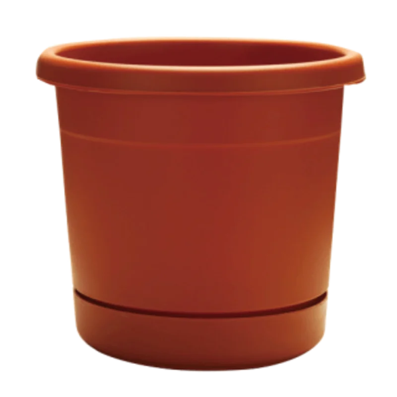 Southern Patio Dynamic Design 16 Rolled Rim Planter, Terracotta Terracotta