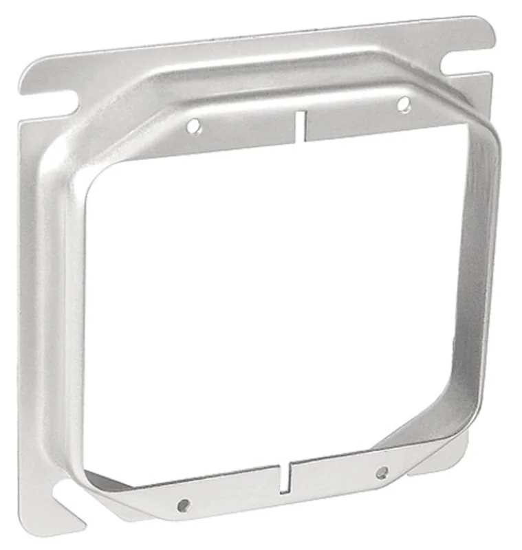 Southwire 4" Square Two Gang Device Ring - 3/4" Raised