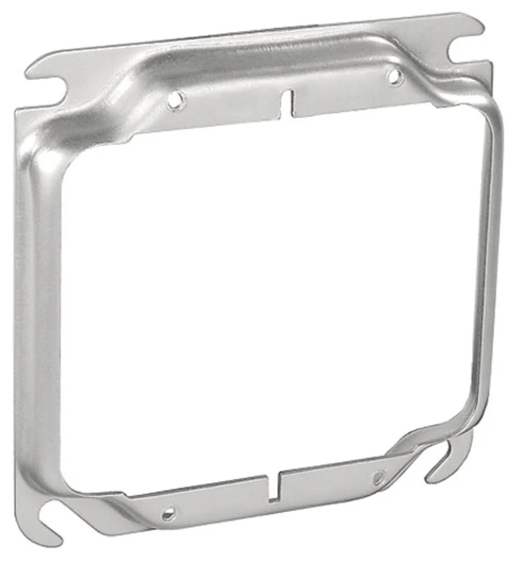 Southwire Company 4" Square Two Gang Device Ring - 1/2" Raised