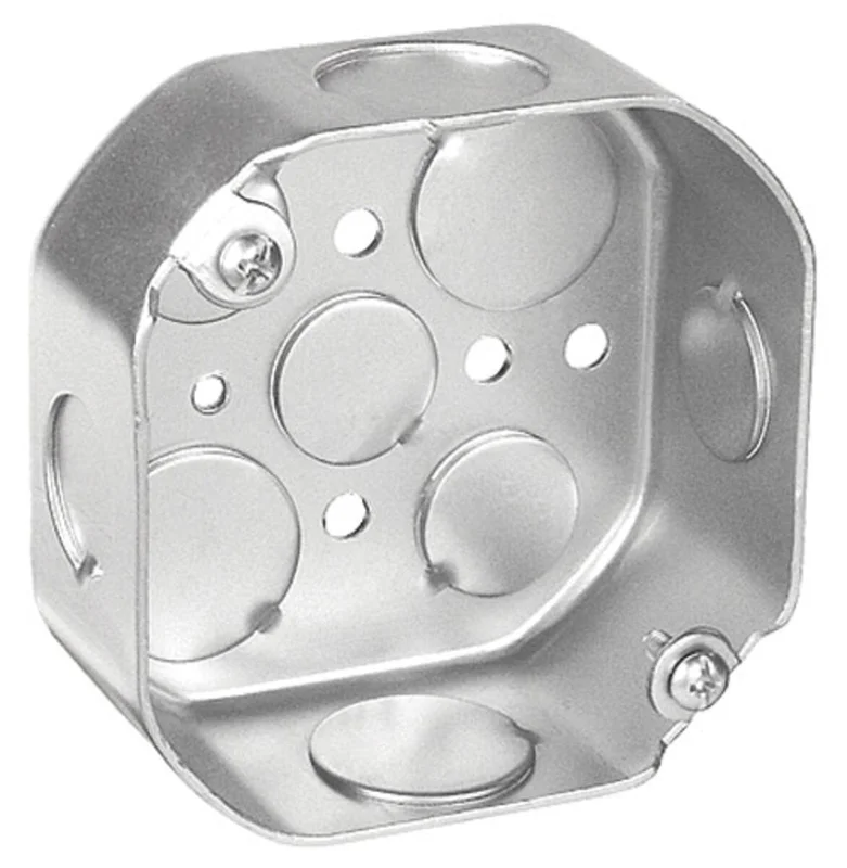 Southwire Octagon Box W/Conduit KO's And Fixture Ears
