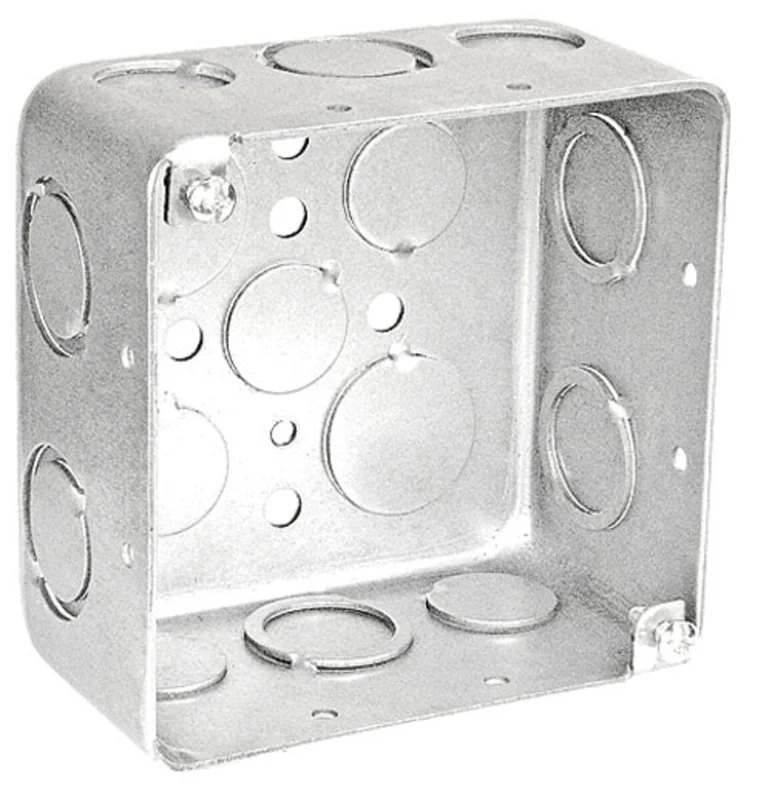 Southwire Square Box Deep - Drawn W/Conduit KO's