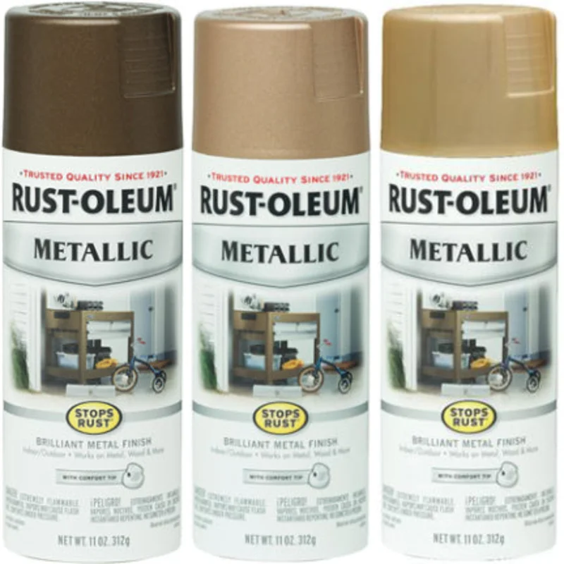 SPRAY PAINT 12 OZ DK CPR METALLIC