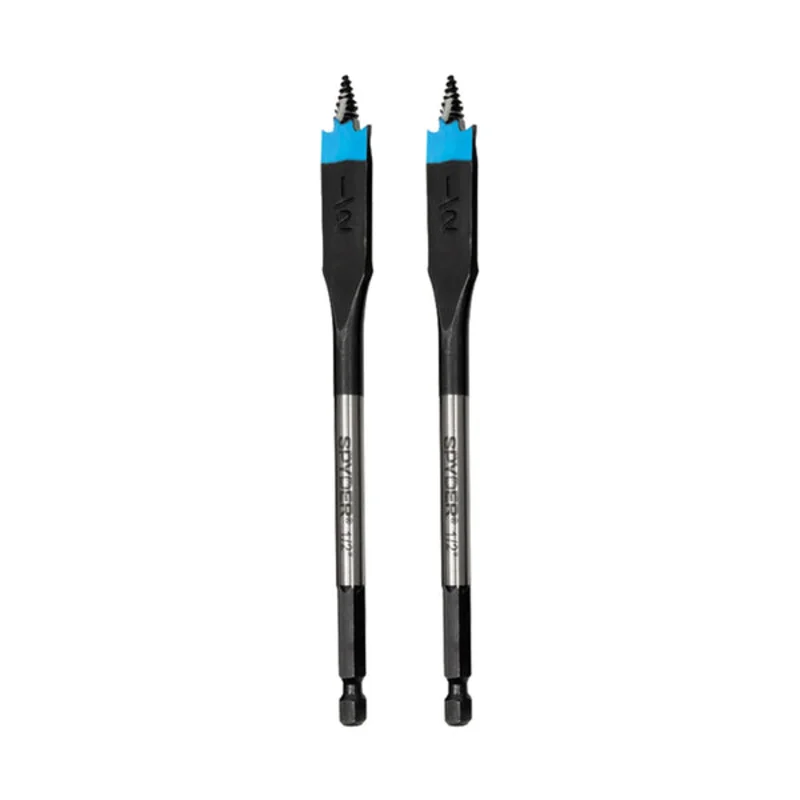 Spyder 1/2" x 6" Spade Bit (2-Pack) Stinger