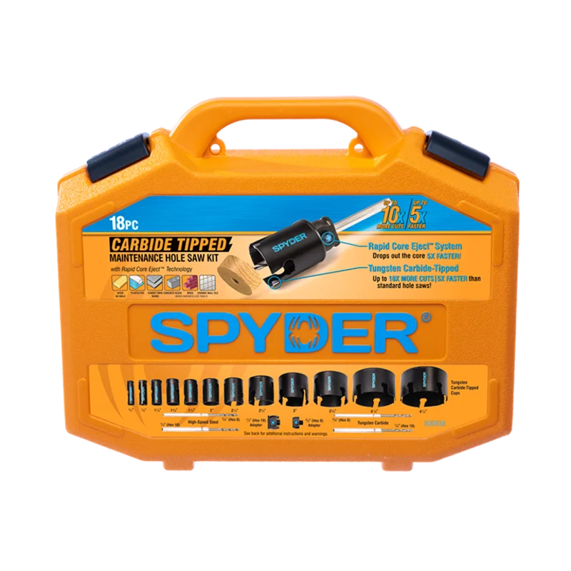 Spyder 18pc TCT Hole Saw Kit