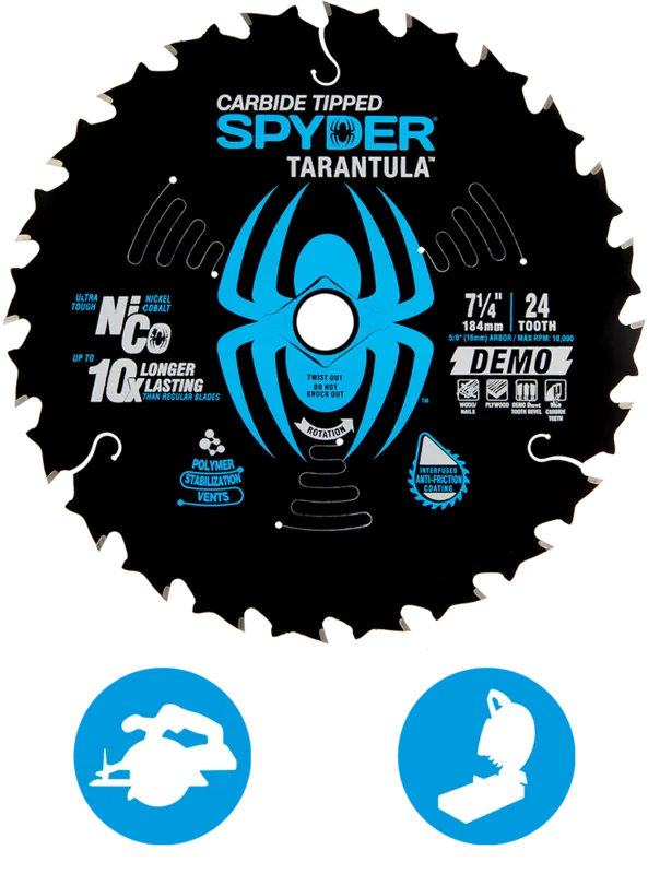 Spyder 24T Demolition Saw Blade