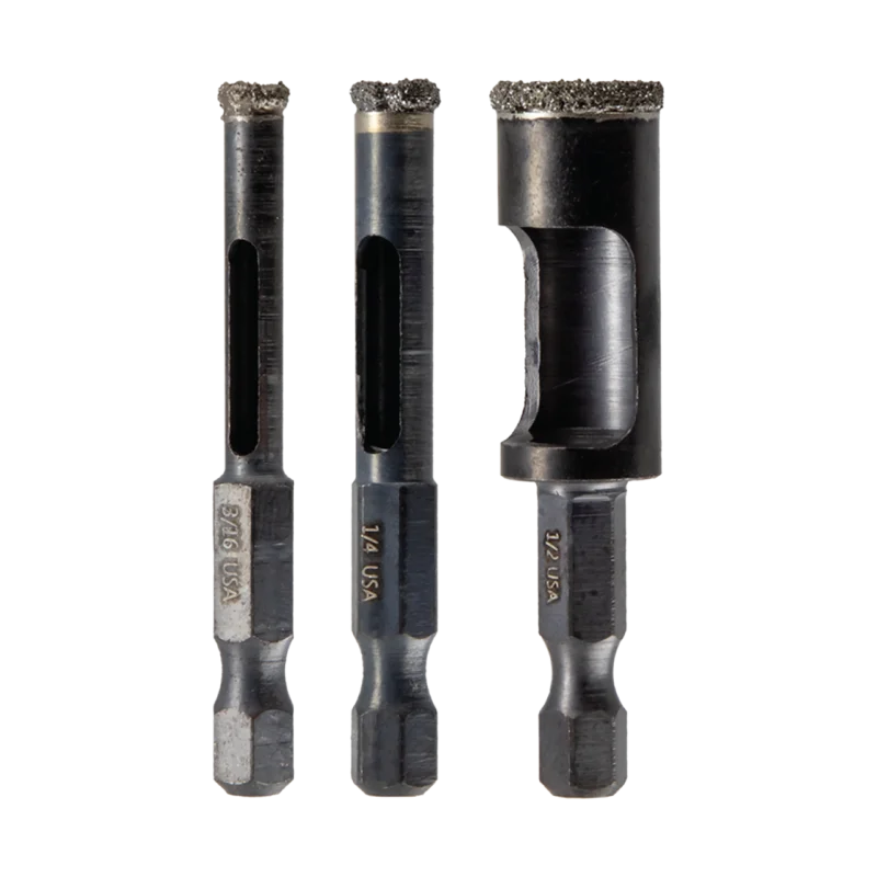 Spyder 3pc Diamond Edge Hole Saw Bit Set