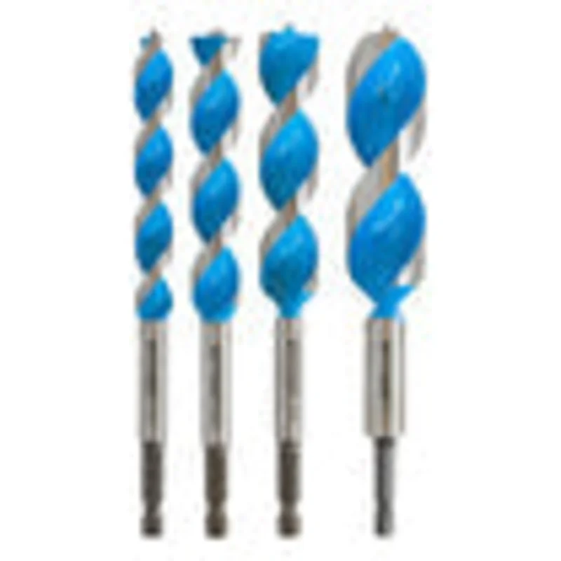 Spyder 4-Piece   Woodboring   Power   Bit   Set   (1/2,   5/8,   3/4,   1")   Stinger