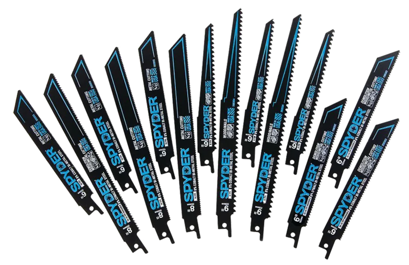 Spyder Black Series Bi-Metal 5pc BIM Reciprocating Kit 9" 6TPI