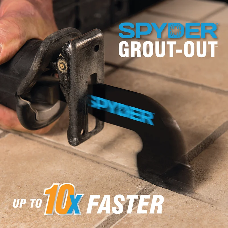 Spyder Products Grout-Out Reciprocating Blades 1/16" & 3/16"
