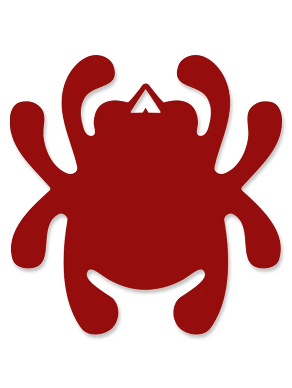 Spyderco Bug Decal White