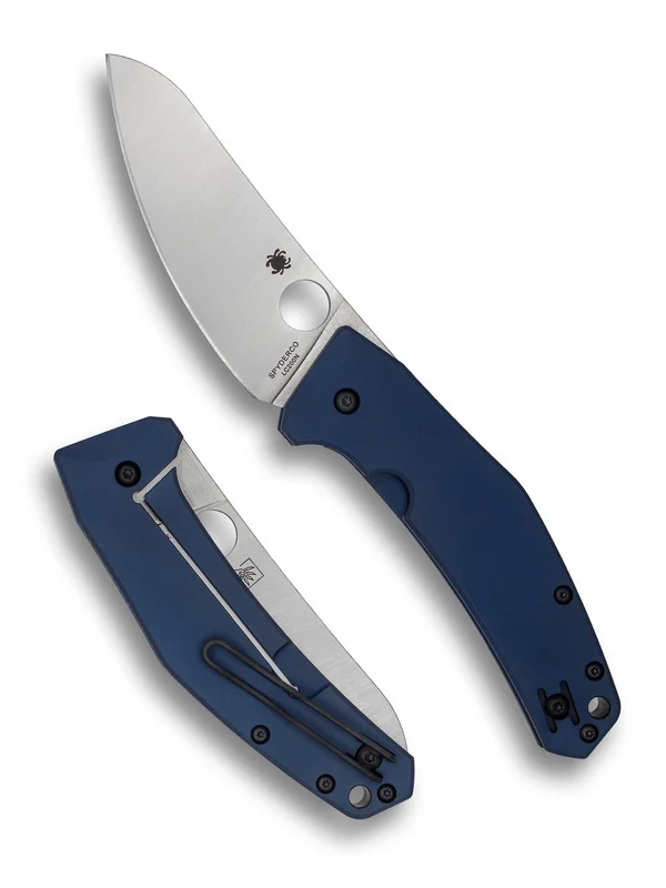 SpydieChef Blue Anodized Titanium LC200N Exclusive