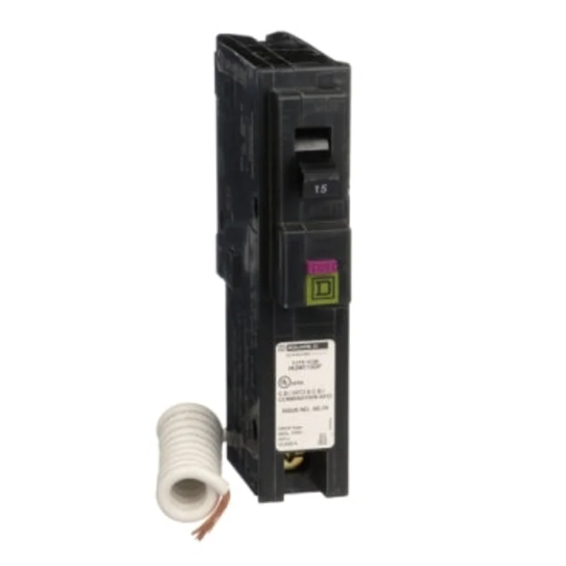 Square D Homeline Miniature Circuit Breakers 15A, 1 Pole, 120VAC
