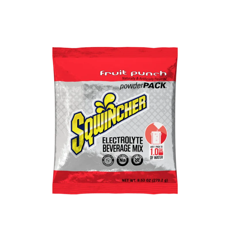 Sqwincher Fruit Punch Sports Energy Drink Powder Mix, 47.66 Oz. Fruit Punch