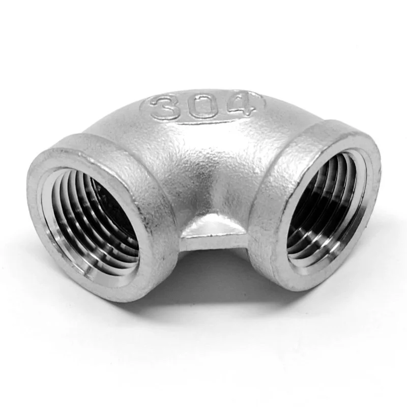 Stainless steel elbow 1/2" NPT female x 1/2" NPT female