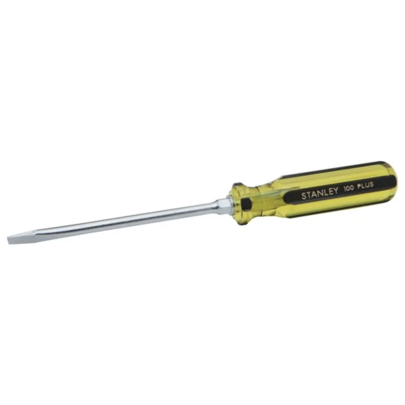 Stanley 5/16 in x 6 in 100 PLUS Standard Screwdriver
