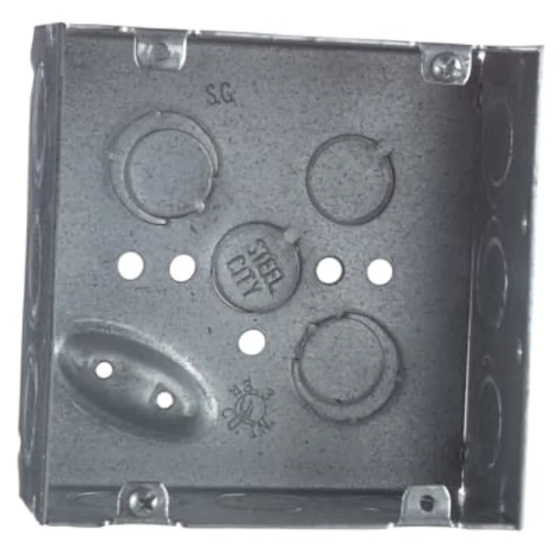 Steel City 2-gang Deep 42 Cu. In. Work Metal Square Electrical Box