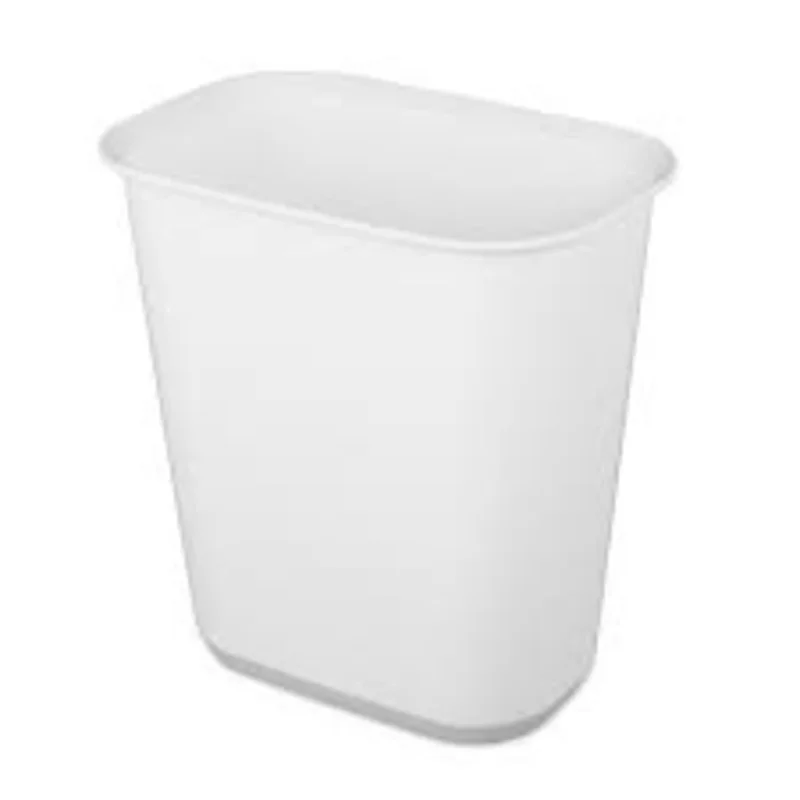 Sterilite 5.5 Gal. Rectangular Wastebasket White