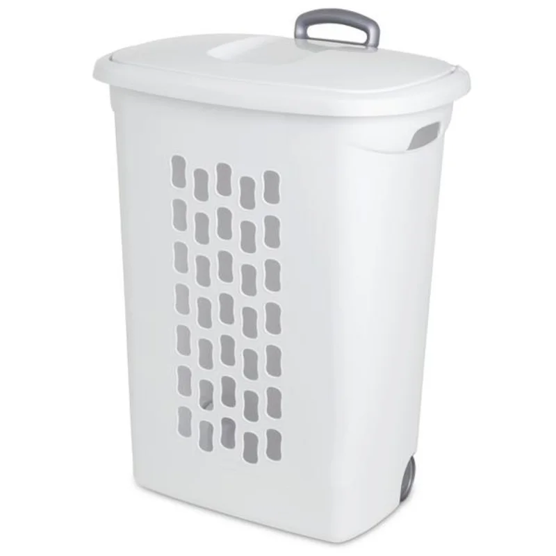 Sterilite Ultra Wheeled Hamper White White