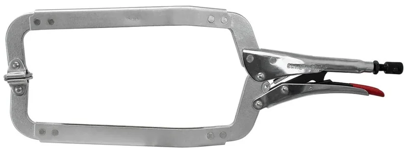Strong Hand Locking C-Clamp w/Swivel Pads PR18S