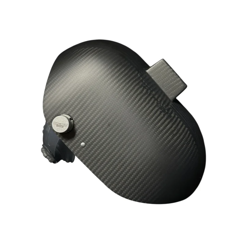 Sugar Scoop Corn Silk Carbon Fiber Welding Hood Original Grey