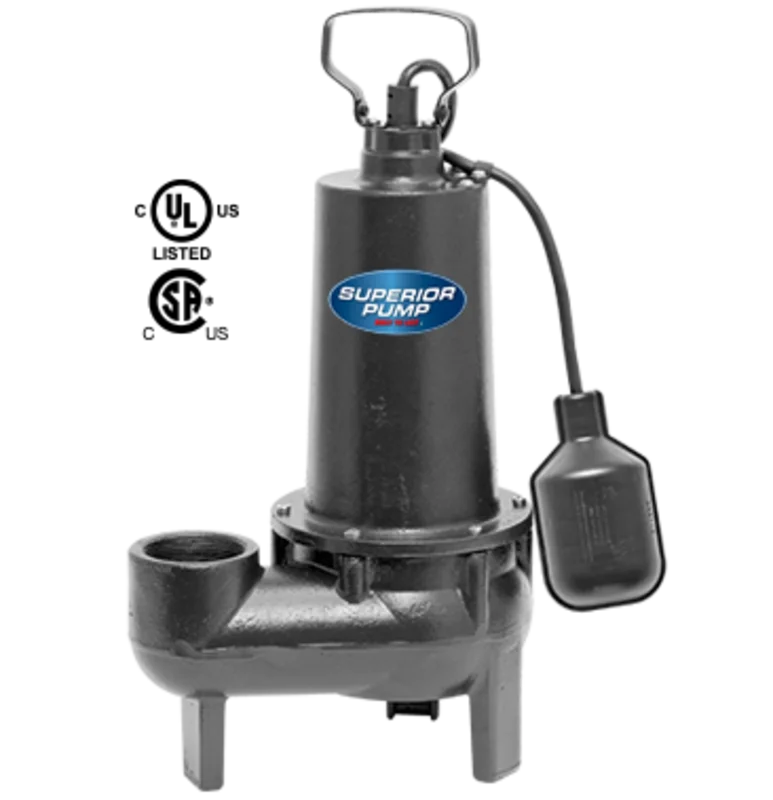Superior Pump 1/2 HP Cast Iron Sewage Pump