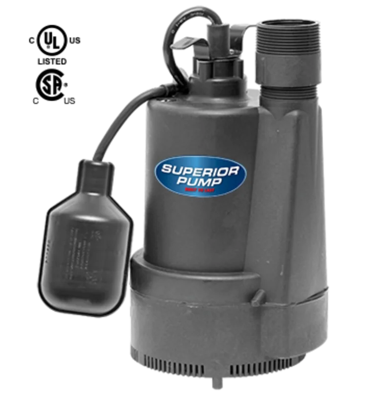Superior Pump 1/3 HP Sump