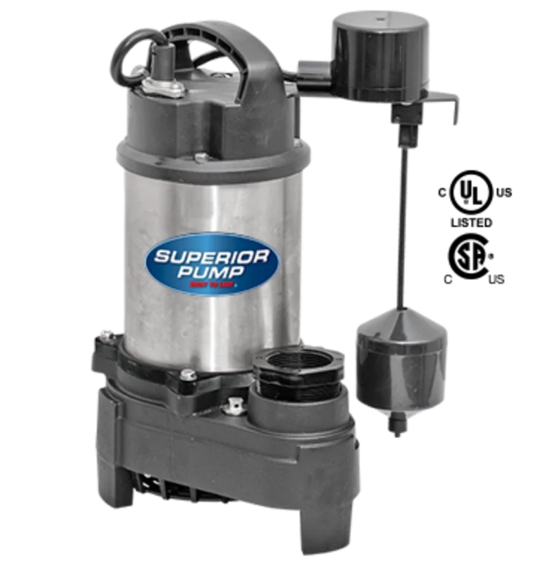 Superior Pump 3/4 HP Sump / EFFLUENT