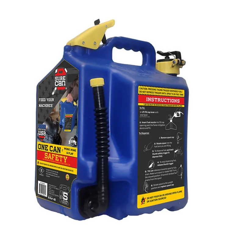 SureCan 5 Gallon Kerosene Type II Safety Can Blue