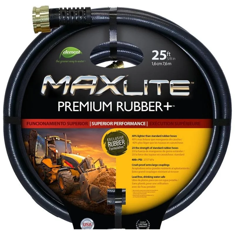 SWAN ELEMENT MAXLITE PREMIUM RUBBER+ HOSE BLACK