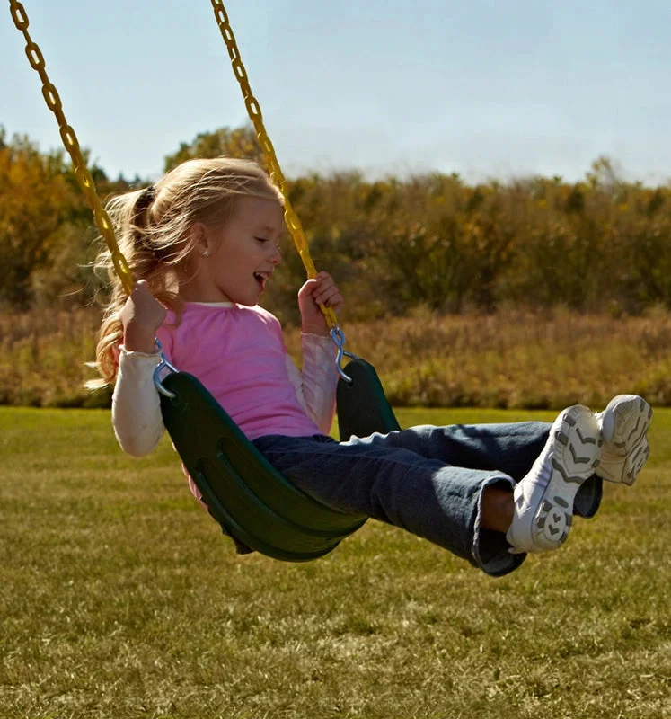 Swing-N-Slide Heavy Duty Swing Seat With Chains Green