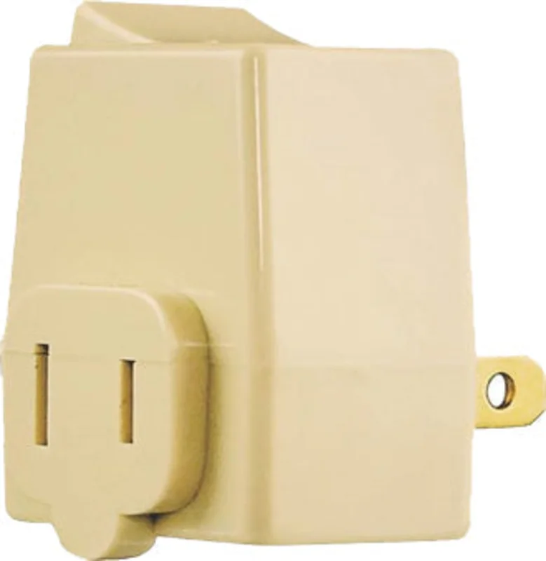 SWITCH RECEPTACLE WHT