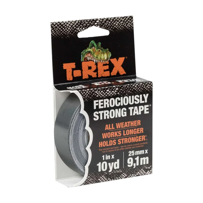 T-Rex Tape Mighty Roll - Gunmetal Gray, 1 in. x 10 yd.