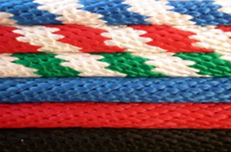 T.w Evans Cordage 5/8"-200' Blue Derby Rope Red/White