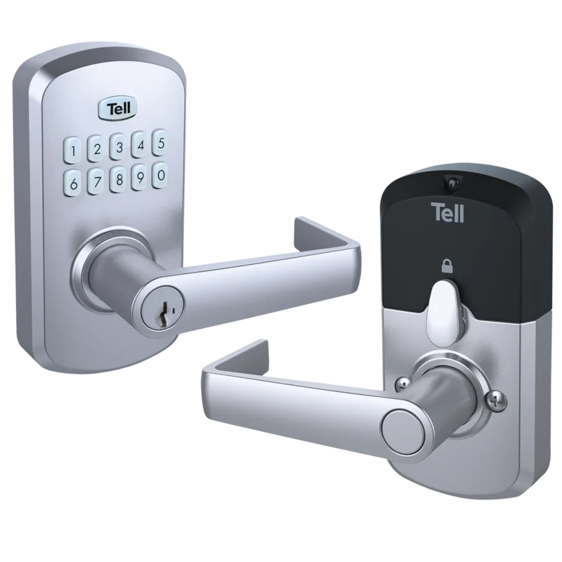 Tell LE2000 Series Electronic Keypad Lock Satin Chrome