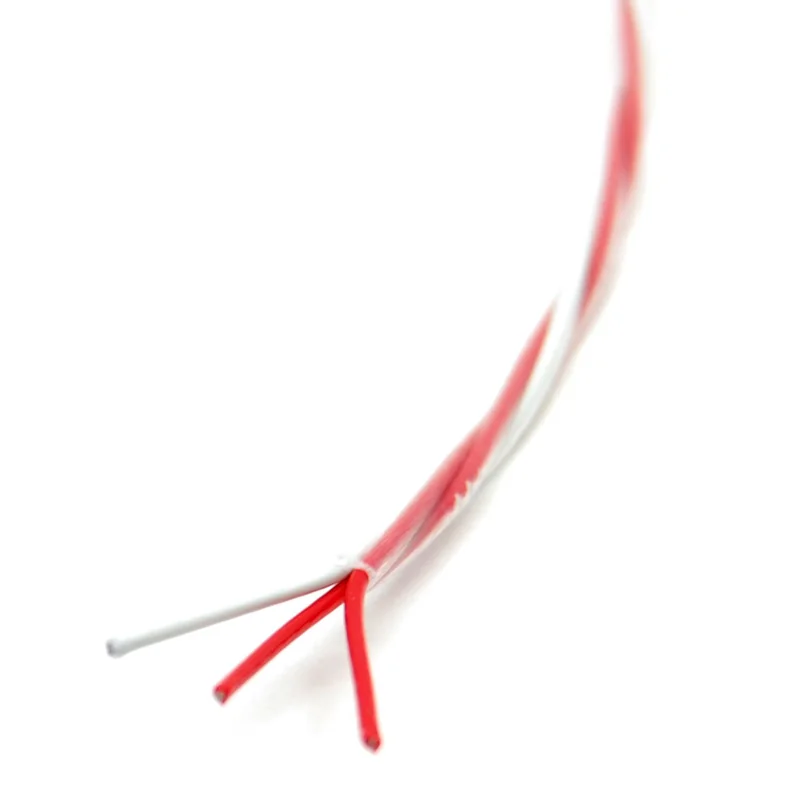 Temperature probe wire, bare, 3-conductor, Teflon coated (Sold by the foot)