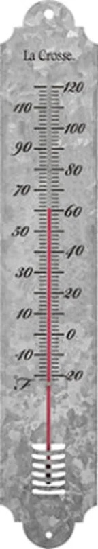 THERMOMETER 19.25 IN GALVANIZED