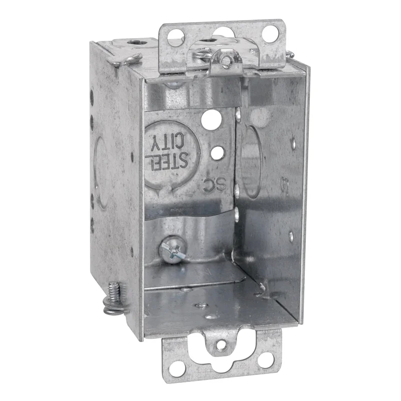 Thomas & Betts Steel City Switch Box-3X2X2-3/4 Gangable Box