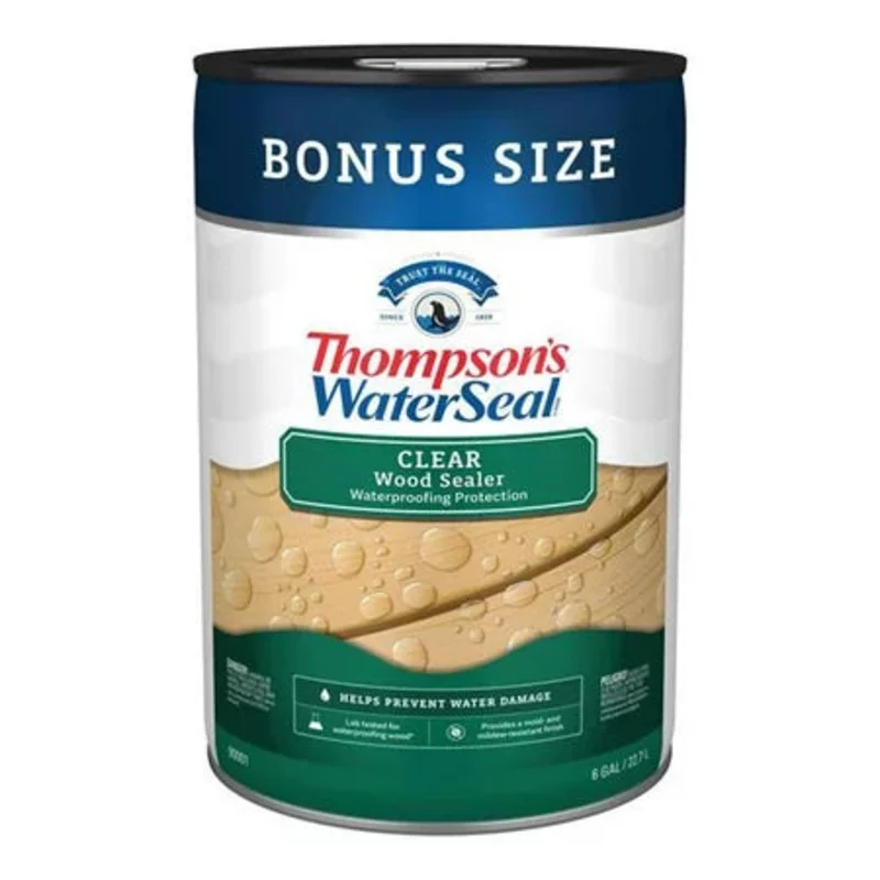 Thompson's WaterSeal Clear Wood Sealer 6 Gallon Clear Clear