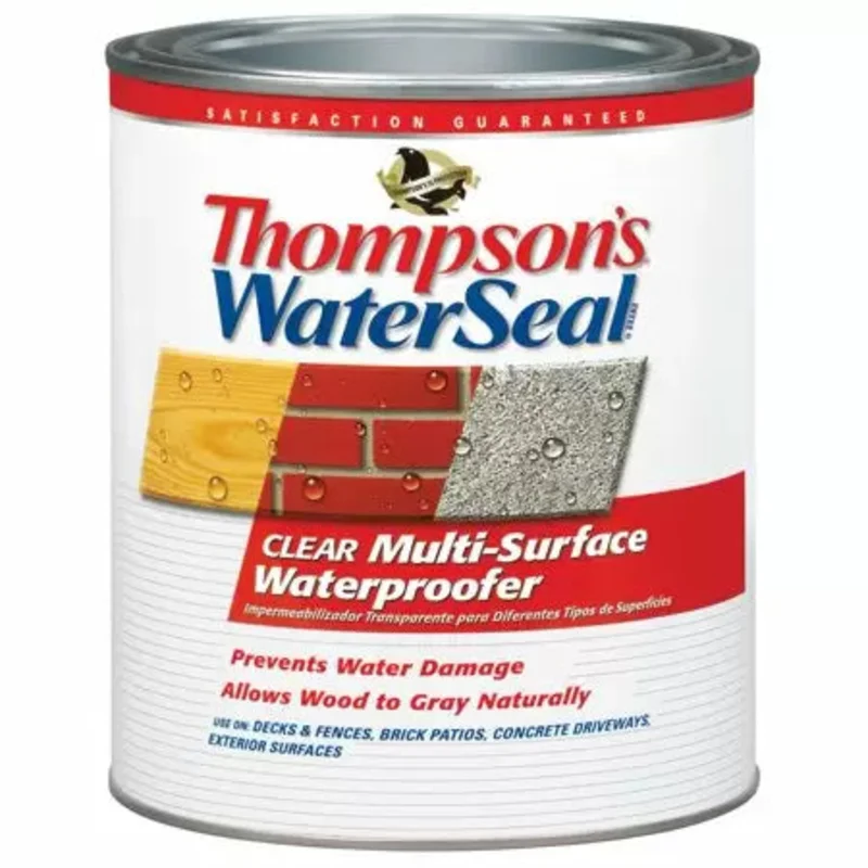 Thompsons WaterSeal Clear Multi-Surface Waterproofer 1 quart Clear Clear
