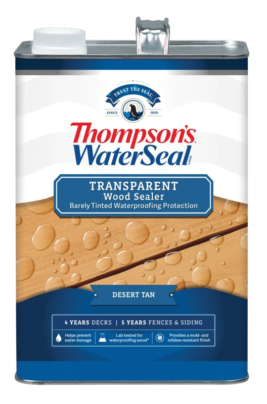 Thompsons WaterSeal Transparent Wood Sealer 1 Gallon Desert Tan Desert Tan