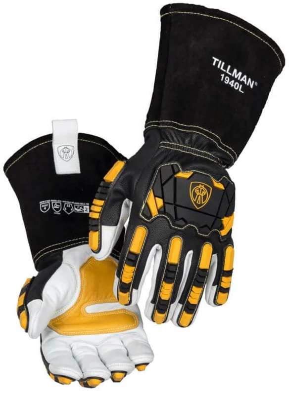 Tillman A2 Impact/A4 Cut Resistant MIG Welding & Metal Working Gloves 1940