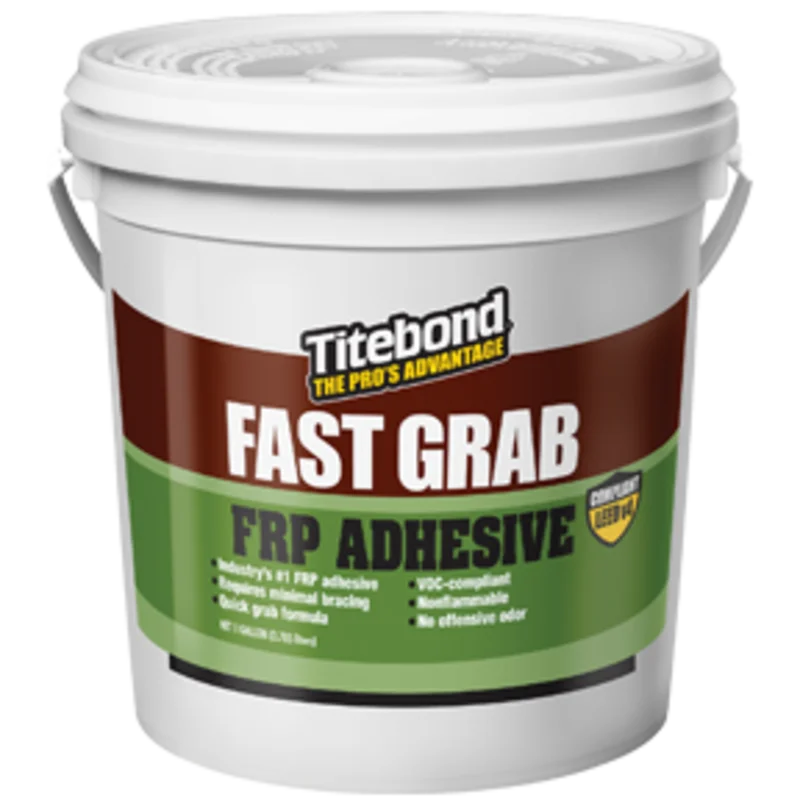 Titebond GREENchoice Fast Grab FRP Construction Adhesive 1 Gallon Brown Brown